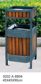 户外方形垃圾桶